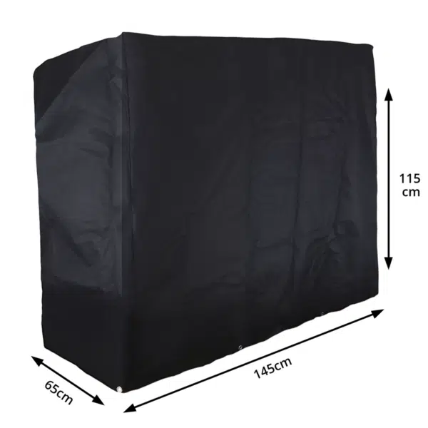 Abdeckhaube schwarz 145 cm