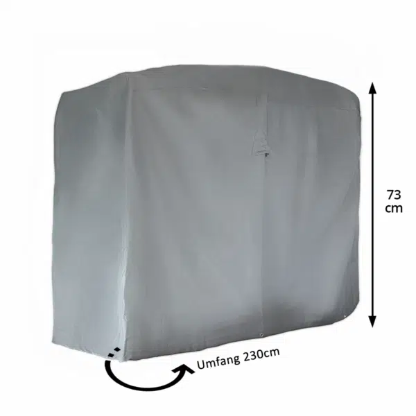 Grill-Abdeckhaube grau (S) 73cm