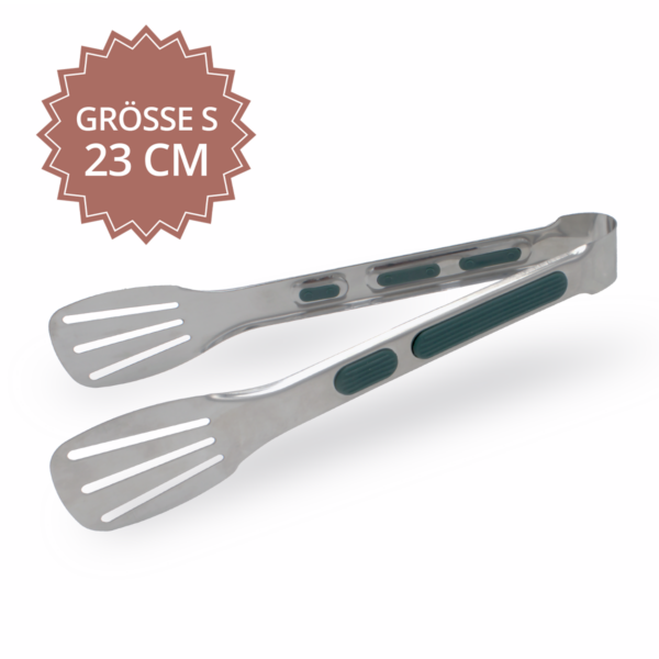 Edelstahl Grillzange (S) 23cm